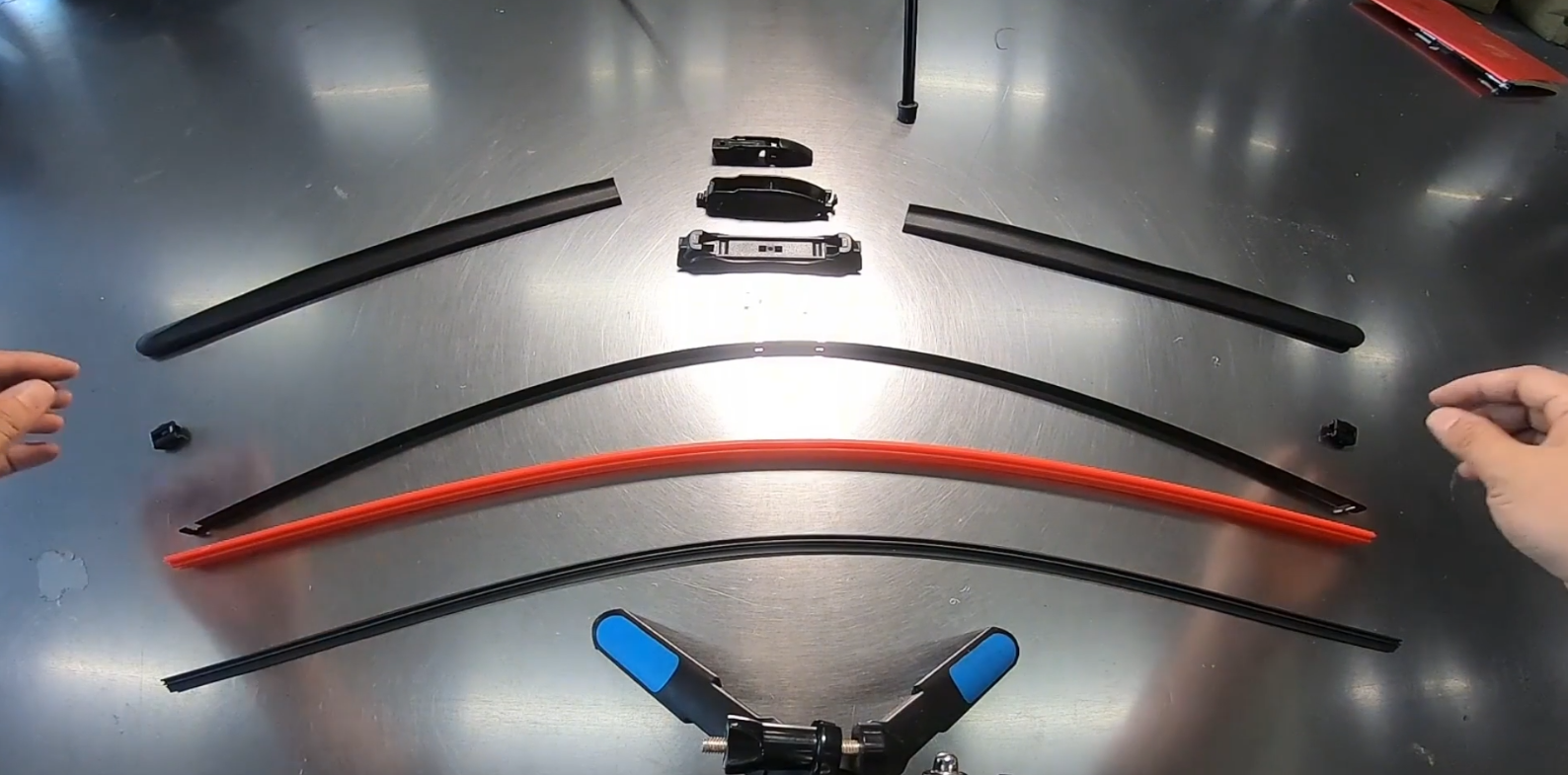 Steel strip, spring clip and connector